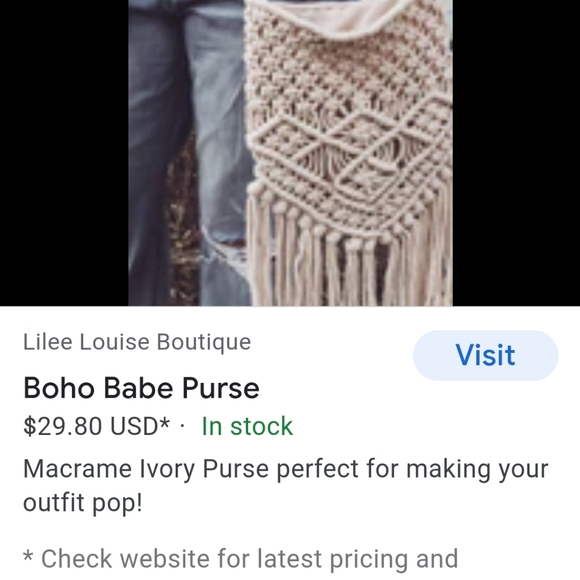 Mossimo crossbody Fringe purse - Picture 4 of 4